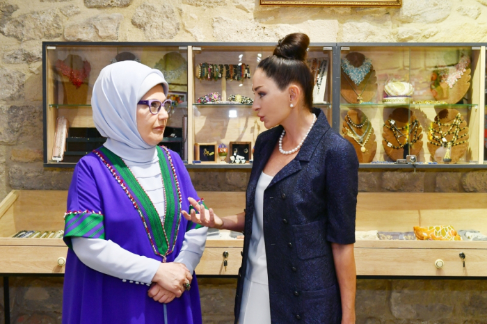  First Lady Mehriban Aliyeva, First Lady Emine Erdogan visit Baku