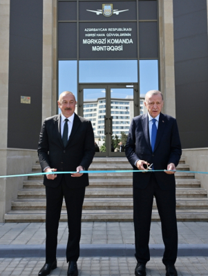  Presidents of Azerbaijan and Türkiye participate in opening of new Air Force Central Command Post 