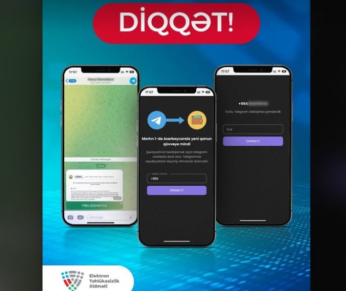   Xəbərdarlıq: "Telegram" hesabınız və yazışmalarınız ələ keçə bilər  