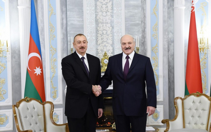  Es fand ein Briefwechsel zwischen den Präsidenten Aserbaidschans und Weißrusslands statt 