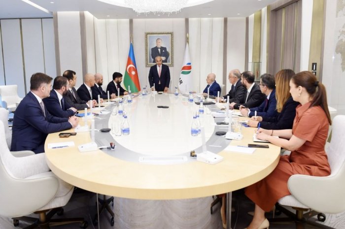       SOCAR-a   təyin edilən vitse-prezidentlərlə görüş olub   