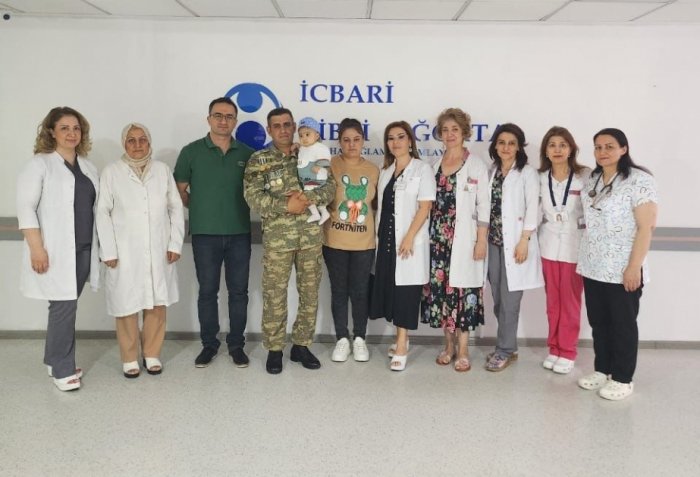 Ağır vəziyyətdə olan qazi oğlu sağaldı