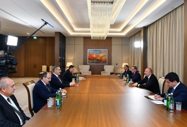   El Presidente Ilham Aliyev recibió al Ministro de Asuntos Exteriores de Türkiye  