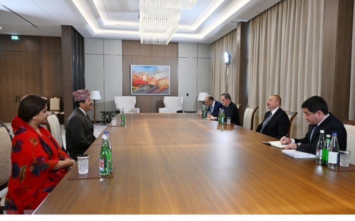  Prezident nepallı diplomatı qəbul edib -  YENİLƏNİB    