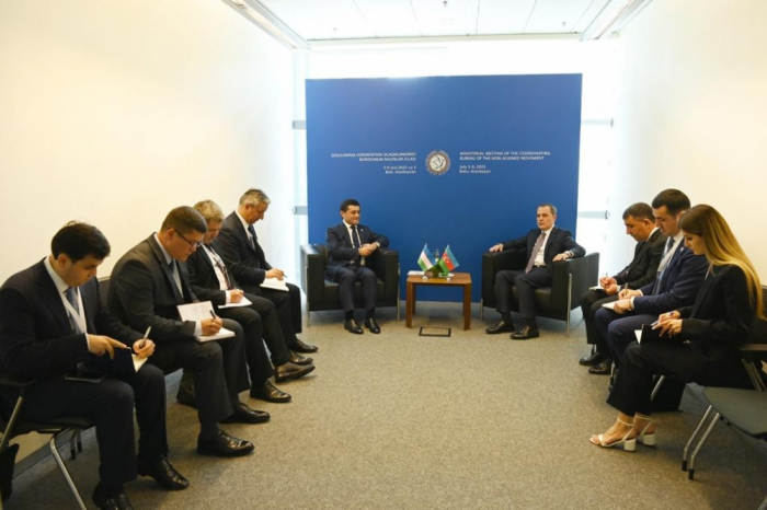   Azerbaijani FM meets with Uzbek counterpart  