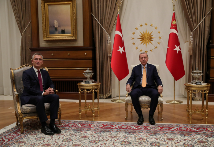 Turkish President Erdogan meets NATO chief, Swedish premier in Vilnius