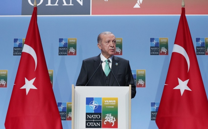     Erdogan:   „Der NATO-Gipfel spielte eine wichtige Rolle im EU-Beitrittsprozess der Türkei“  