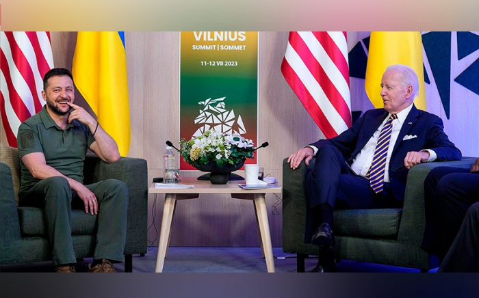   Biden und Selenskyj trafen sich in Vilnius  