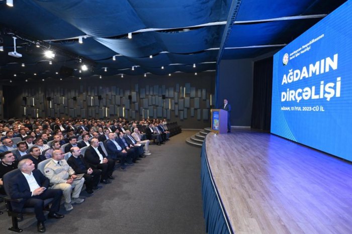    Diplomatik xidmət orqanlarının rəhbərləri "Ağdamın dirçəlişi" tədbirində -    FOTOLAR     
   