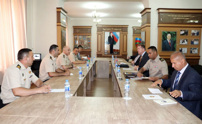  NESA delegation visits Azerbaijan`s National Defense University  