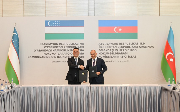   Die in Schuscha zwischen Aserbaidschan und Usbekistan unterzeichneten Dokumente werden die Wirtschaftspartnerschaft stärken   - FOTOS    