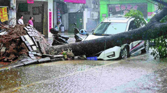 Typhoon Talim lashes China as extreme weather grips Asia