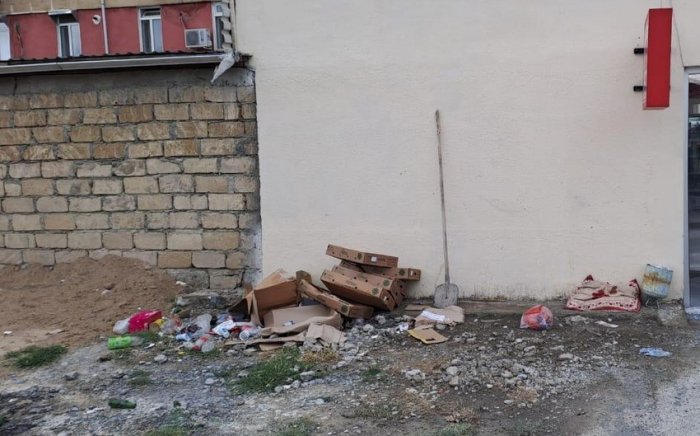 Göyçayda tullantıları urnalara atmayanlar cərimələnib  
