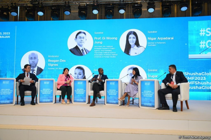   Letzte Podiumsdiskussion zum Thema „Sicherheit von Journalisten“ schließt das Globale Medienforum in Schuscha ab  