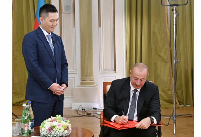     Präsident:   Die aserbaidschanisch-chinesischen Beziehungen basieren auf gegenseitigem Respekt und Freundschaft  