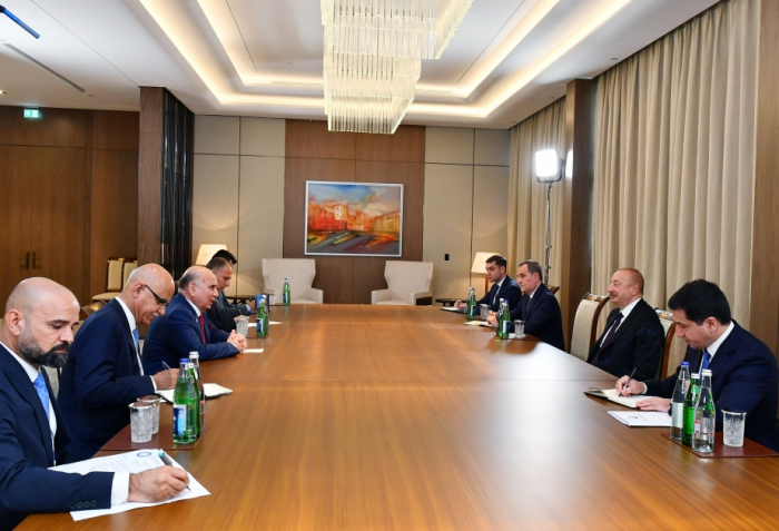 President Ilham Aliyev receives Iraq