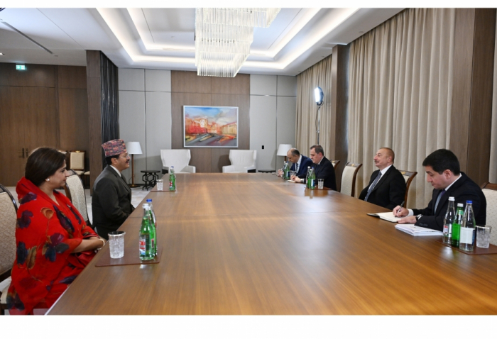 Azerbaijani President receives Nepalese FM 