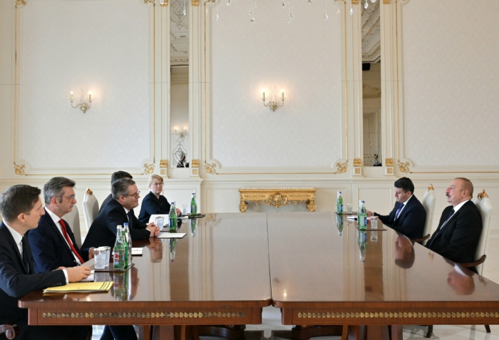  President Ilham Aliyev receives Minister of State at Federal Foreign Office of Germany 