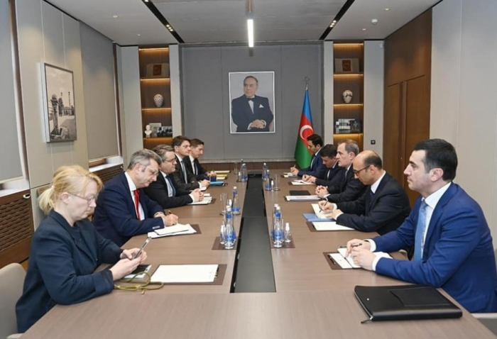 Azerbaijani FM meets with Minister of State at Germany