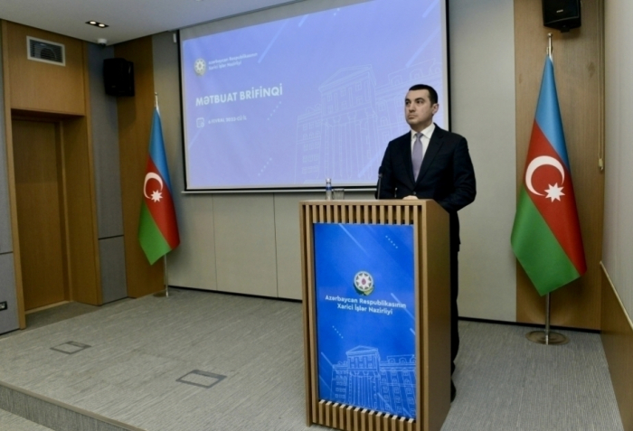   Azerbaijan firmly rejects French foreign ministry’s groundless claims on Lachin road  