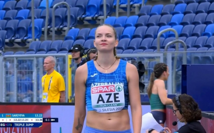 Azerbaijani female triple jumper wins German tournament
