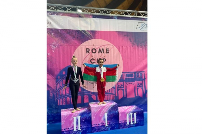 Azerbaijani gymnasts win gold at international tournament in Rome