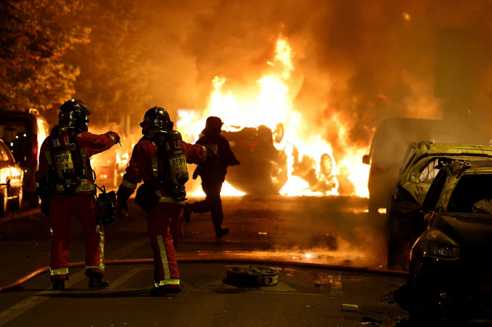 France riots: Ministry says quieter overnight, 719 arrested