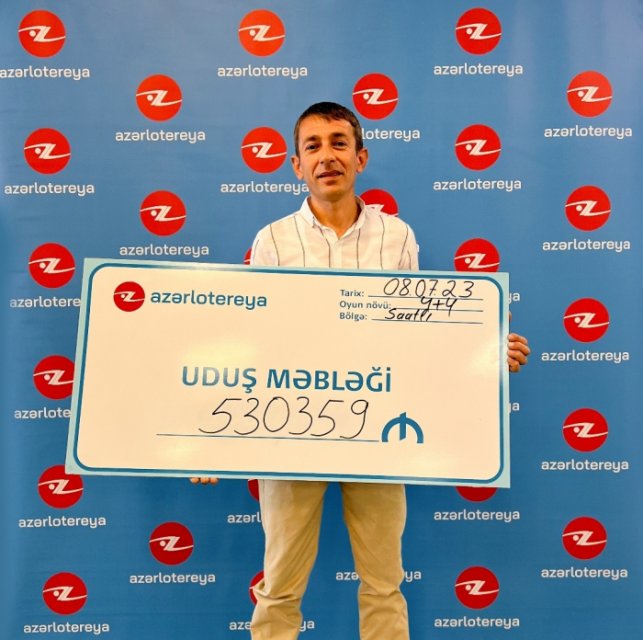    Yarım milyon manatlıq cekpotu Saatlı sakini qazandı   