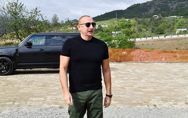 Prezident Şuşaya gedib -  FOTOLAR  