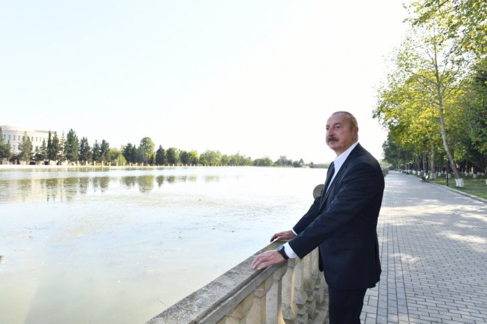    İlham Əliyev Qazaxa səfər edib   