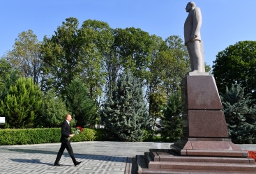  President Ilham Aliyev visits Azerbaijan’s Gazakh district 