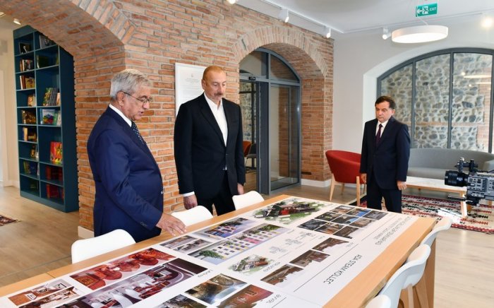    Prezident Mərkəzdə yaradılan şəraitlə tanış olub    