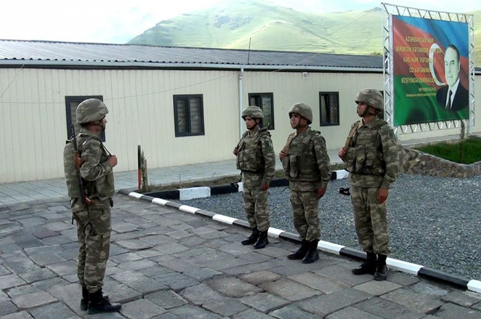   Service, combat activities in Azerbaijan