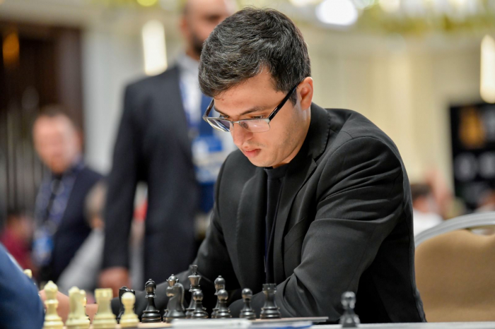 Azerbaijani chess player plays draw in first match of fourth round at FIDE World Cup in Baku