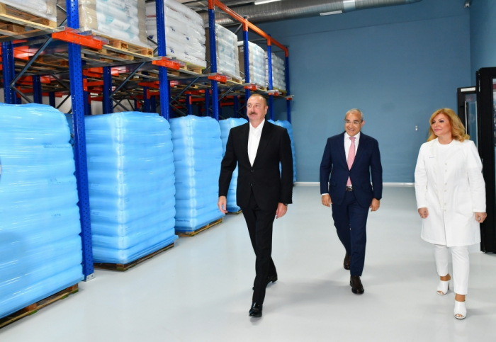  Le président Ilham Aliyev participe à l’inauguration de l’usine de médicaments « Diamed » à Bakou - Photos