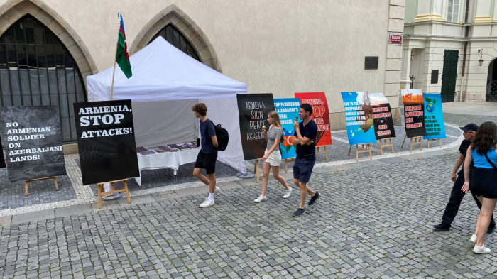 Rally held in Prague to expose Armenia