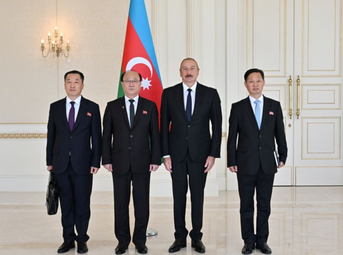   President Ilham Aliyev receives credentials of incoming ambassador of Democratic People