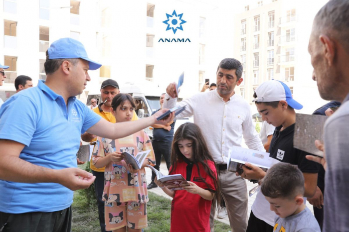 Azerbaijan National Agency for Mine Action conducts trainings for families in Fuzuli