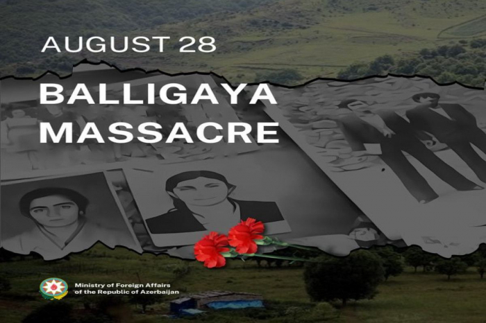   Azerbaijani MFA makes publication on 31st anniversary of Balligaya massacre  