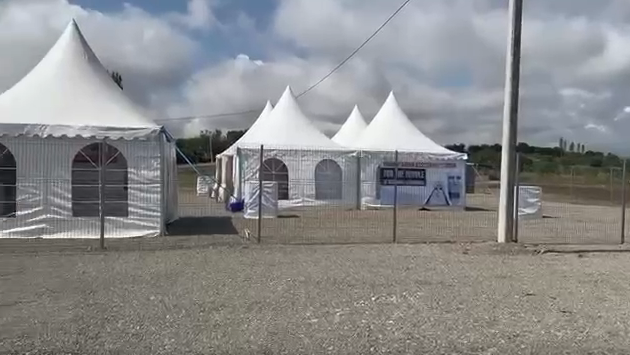   Armenische Provokateure errichteten Zelte an der Grenze zu Latschin  