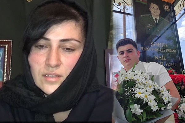    Şəhidin xanımı və oğlu tələbə adı qazandı  
   
