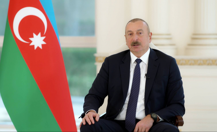  Presidente Ilham Aliyev concede entrevista a "Euronews"  