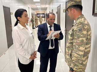   Ombudsman Aparatının nümayəndələri hərbi hissədə -    Fotolar      
