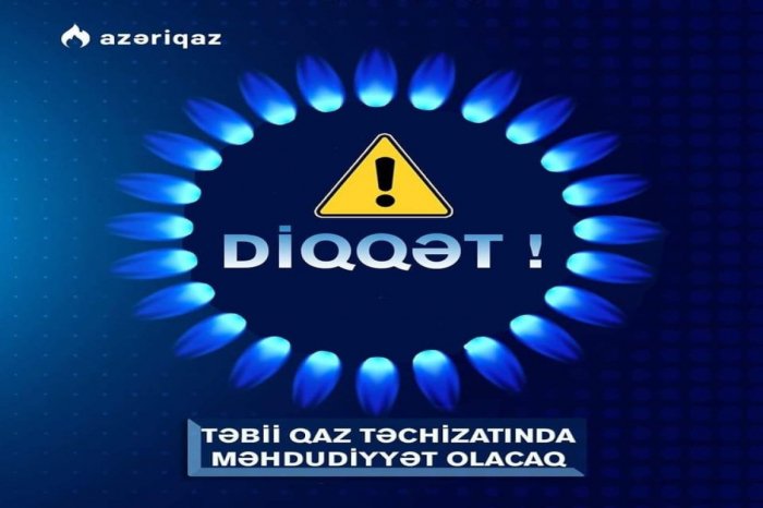 Abşeronun bəzi ərazilərində qaz olmayacaq