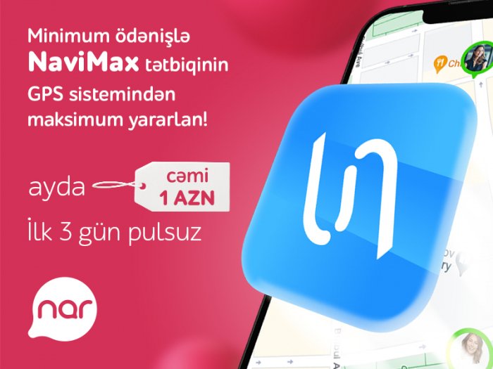       “Nar” dan yeni xidmət:    NaviMax GPS izləmə imkanı   