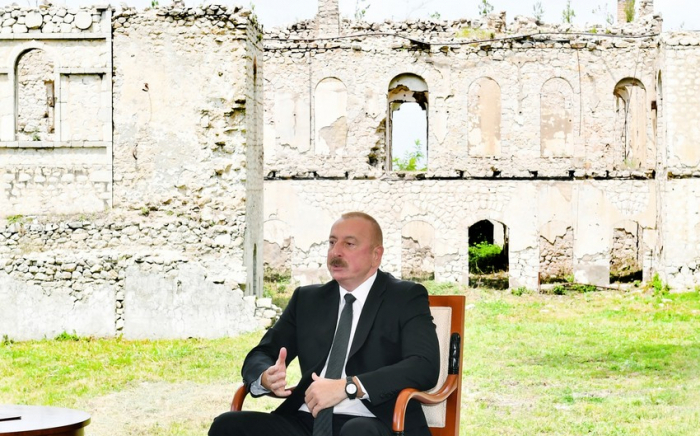    Presidente Aliyev:   "No tenemos ningún reclamo territorial"  