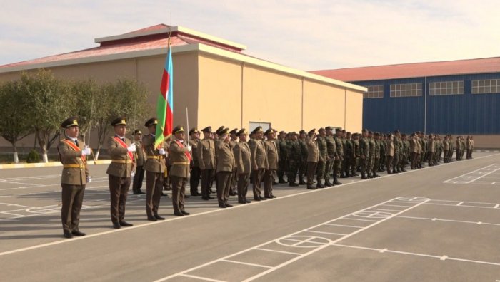       Mülki Müdafiə Alayının    əsgərləri vətənə xidmət andı içiblər   