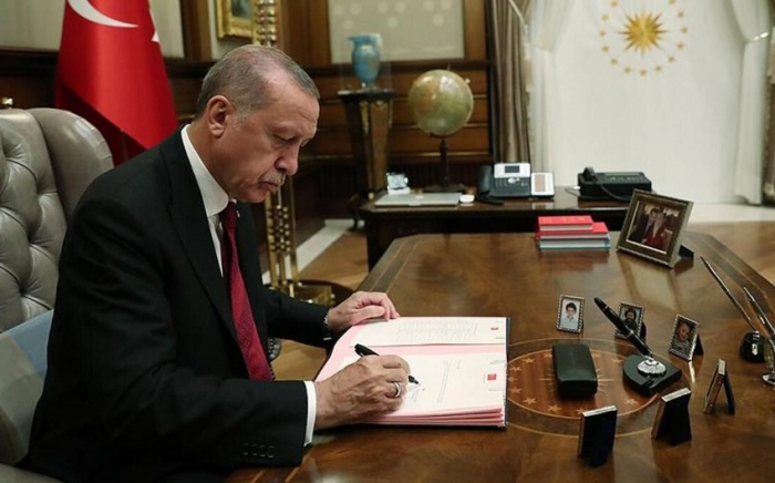   Erdogan a ratifié un document signé avec l