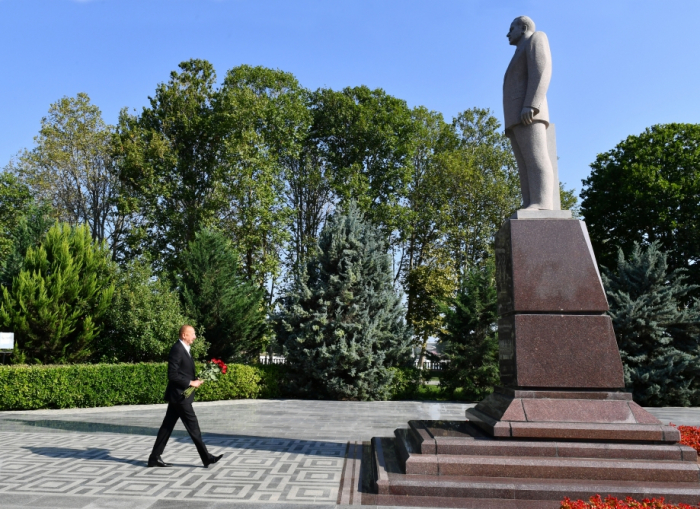  Le président Ilham Aliyev s’est rendu dans la région de Gazakh - Photos