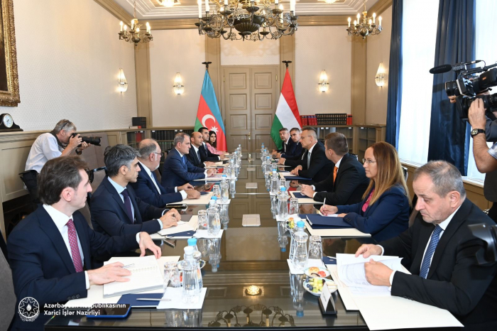   Expanded meeting held between Azerbaijani and Hungarian FMs  